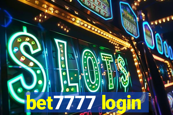 bet7777 login